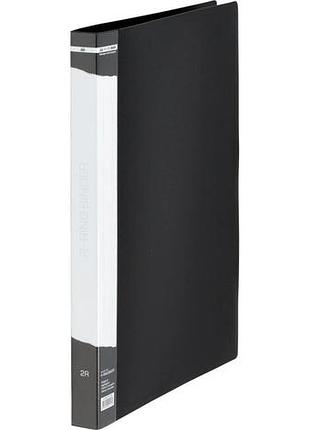 Папка пласт. з 2 кільцями а4, 25 мм, чорний buromax bm.bm.3167-99