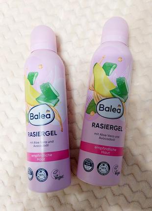 Гель для бритья balea aloe &amp; avocado женский 200 мл