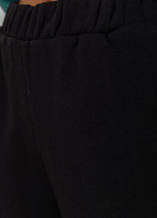 Спорт костюм женский на флисе, цвет оливково-черный5 фото