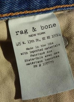 Rag & bone. сша. джинсовые рваные шорты.8 фото