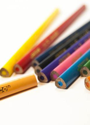 Набір кольорових олівців 12 шт./122. "grip-rite" marco 9100-122 фото