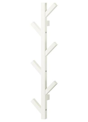 Ikea tjusig (602.917.08) вешалка, белая1 фото