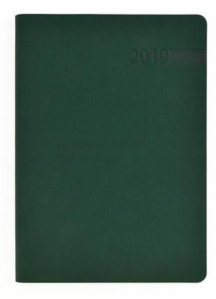 Ежедневник 2019 (стандарт-a5) leo planner "damaris" зеленый 2518741 фото