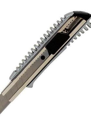 Нож канцелярский лезвие 18мм buromax металлическая направляющая bm.4620