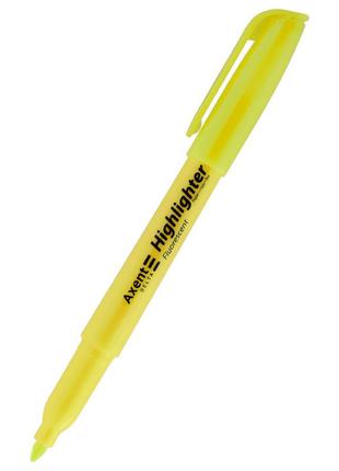 Маркер axent delta highlighter d2503-08, 2-4 мм, клиновидный жёлтый