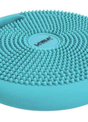 Подушка для масажу і балансу massage cushion блакитний 33 см (ls3592-mc)