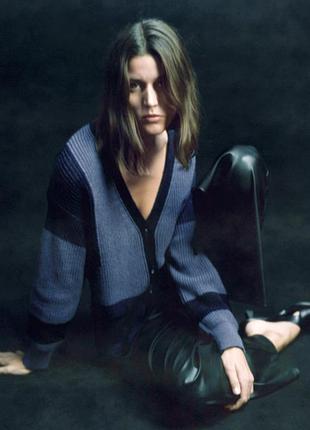 Эффектный новый кардиган колорблок zara