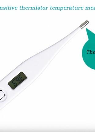 Цифровий термометр градусник дитячий і для дорослих без ртуті з гнучким наконечником - xhf20013 фото