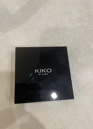 Kiko milano glamour multi finish palette 06 green vibes.4 фото