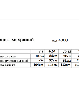 Халат детский махровый для мальчика 3