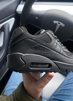 Кроссовки nike air max 90 black2 фото