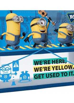 Папка для тетрадей yes пласт. на резинке в5 "minions" 491565