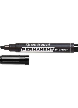 Маркер permanent (клиноподібний) ц. чорний centropen 8576/01