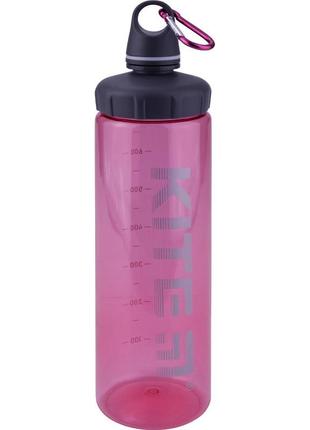 Пляшка для води kite k19-406-02, 750 мл, рожева