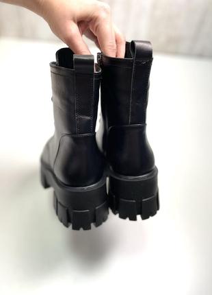 Ботинки черные женские зимние ботинки3 фото