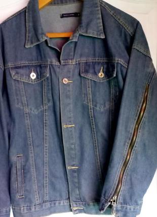 Куртка ветровка джинсовая женская1 фото