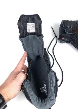 Высокие зимние мужские термо ботинки в стиле salomon gore-tex 🆕 высокие зимние кроссовки3 фото