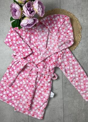 Теплый халат для девочек