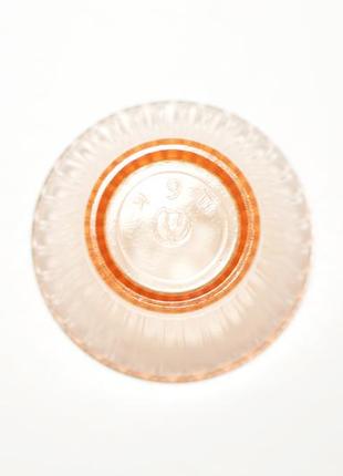 Соусница, солянка цветное стекло коричневый