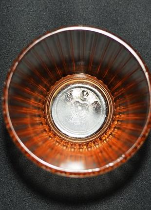 Соусница, солянка цветное стекло коричневый