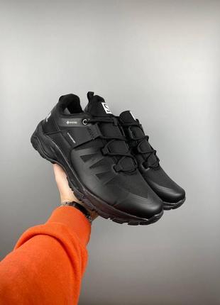 Кроссовки мужские осень - зима salomon x ultra gore-tex black1 фото