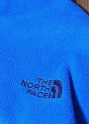 The north face tnf blue fleece polartec y2k zip up sweater мирерок флисовый на подростка/девушку л сайз2 фото