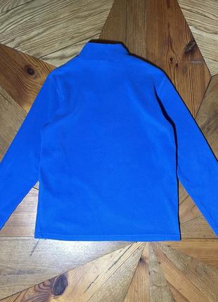 The north face tnf blue fleece polartec y2k zip up sweater мирерок флисовый на подростка/девушку л сайз5 фото