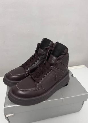 Оригинальные зимние rick owens x converse