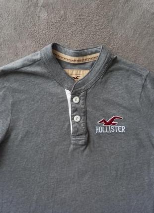 Брендова футболка поло hollister.5 фото