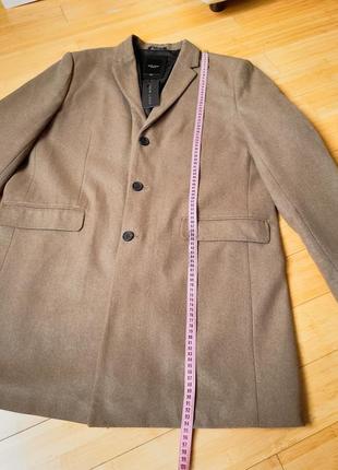 Полушерстяное пальто,цвета camel4 фото