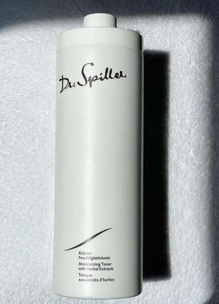 Зволожуючий тонік moisturizing toner with herbal extract dr spiller