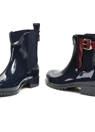 Стильные резиновые, резиновые сапоги Tommy hilfiger, оригинал