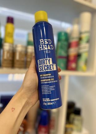 Tigi bed head dirty secret освіжаючий сухий шампунь