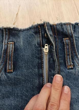 Классная джинсовая юбка stradivarius, размер 36.8 фото