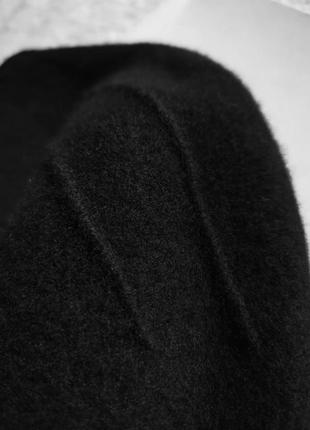 Шапка вовна повстяна фетрова шапка біні шапка докерка зимова жіноча тепла шапка з валяної вовни ella9 фото