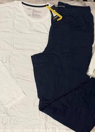 Пижама мужская livergy лонгслив + брюки.хлопок.6 фото