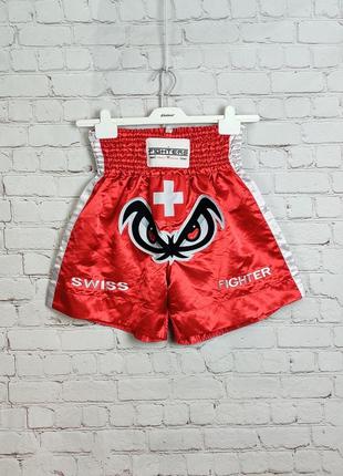 Шорты мужские спортивные бокс боксерские тренировочные muaythai муай тай fighters shorts swiss