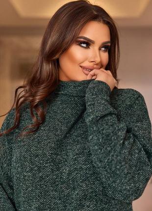 Ангоровый свитер с высоким горлом, 48-62 размеров. 2744732 фото