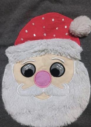 Новогодний 🎄🎀 теплый свитшот с сантой 🎅