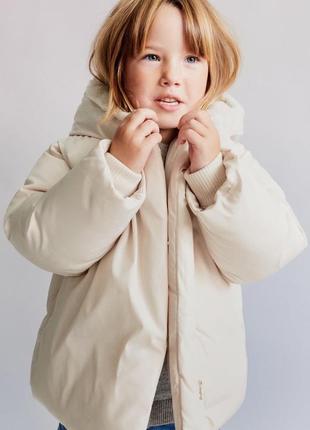 Zara’kids стьобане пальто зимове дівчаче