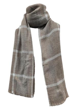 Оригинальный клетчатый шарф от бренда h&m 0757906010 разм. one size