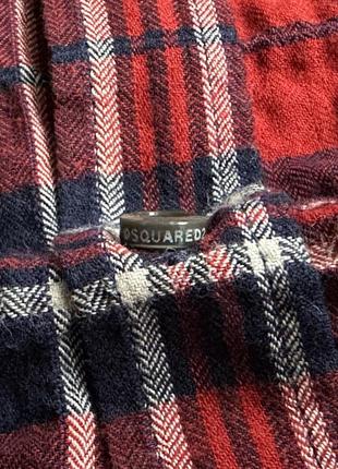 Сорочка\рубашка dsquared2 light flannel slim fit check shirt4 фото