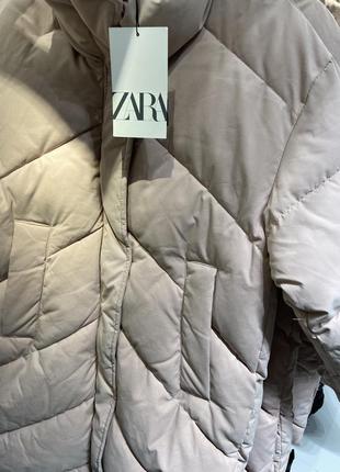 Zara kids &lt;unk&gt; пуховик зимний девчачий2 фото