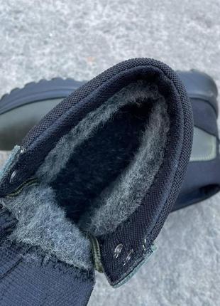 Ботинки мужские зимние кожаные icefield кроссовки из натуральной кожи утепленные шерстью высокие термо хаки3 фото