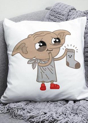 Декоративная подушка плюшева подарок с принтом тоби гарри поттер harry potter