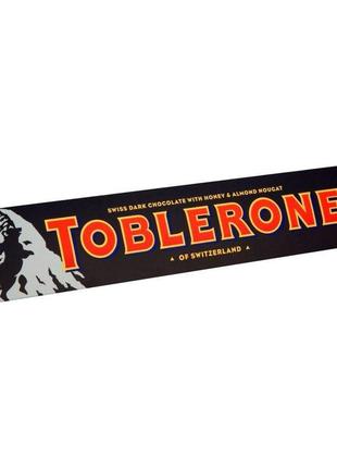 Шоколад швейцарский черный toblerone 50% какао, 100 г