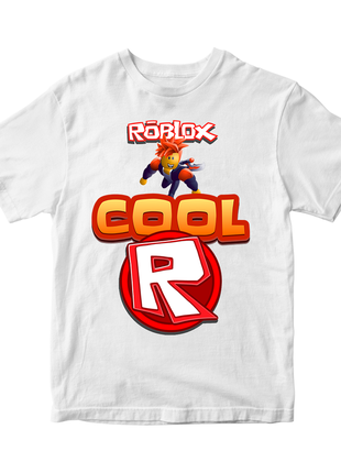 Футболка с оригинальным принтом онлан игры roblox "cool r ромбс roblox "push it1 фото