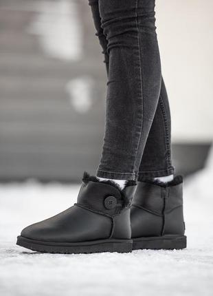 Короткі шкіряні уггі ugg1 фото