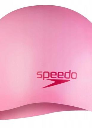 Шапка для плавания speedo plain moud silc cap ju розовый дет osfm 8-7099015964