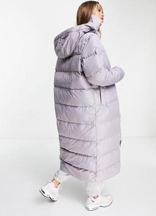 Сірий пуховік north face3 фото